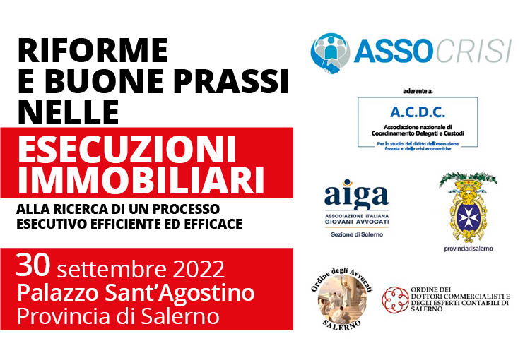 convegno salerno esecuzioni immobiliari