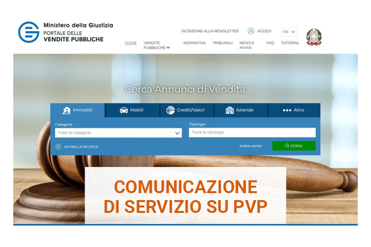 comunicazione servizio interruzione pvp