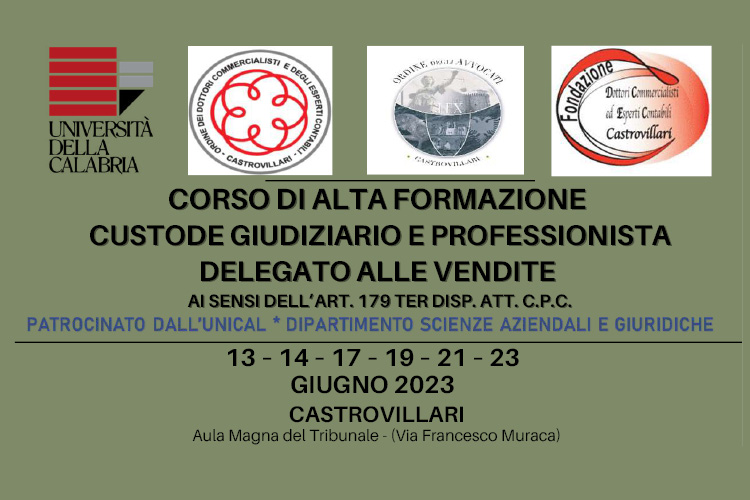 castrovillari formazione professionisti custodi