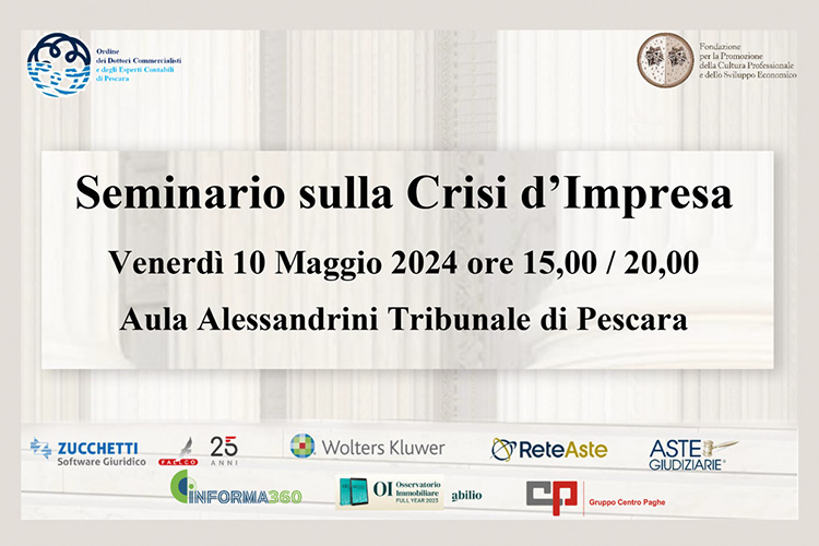 seminario crisi impresa pescara